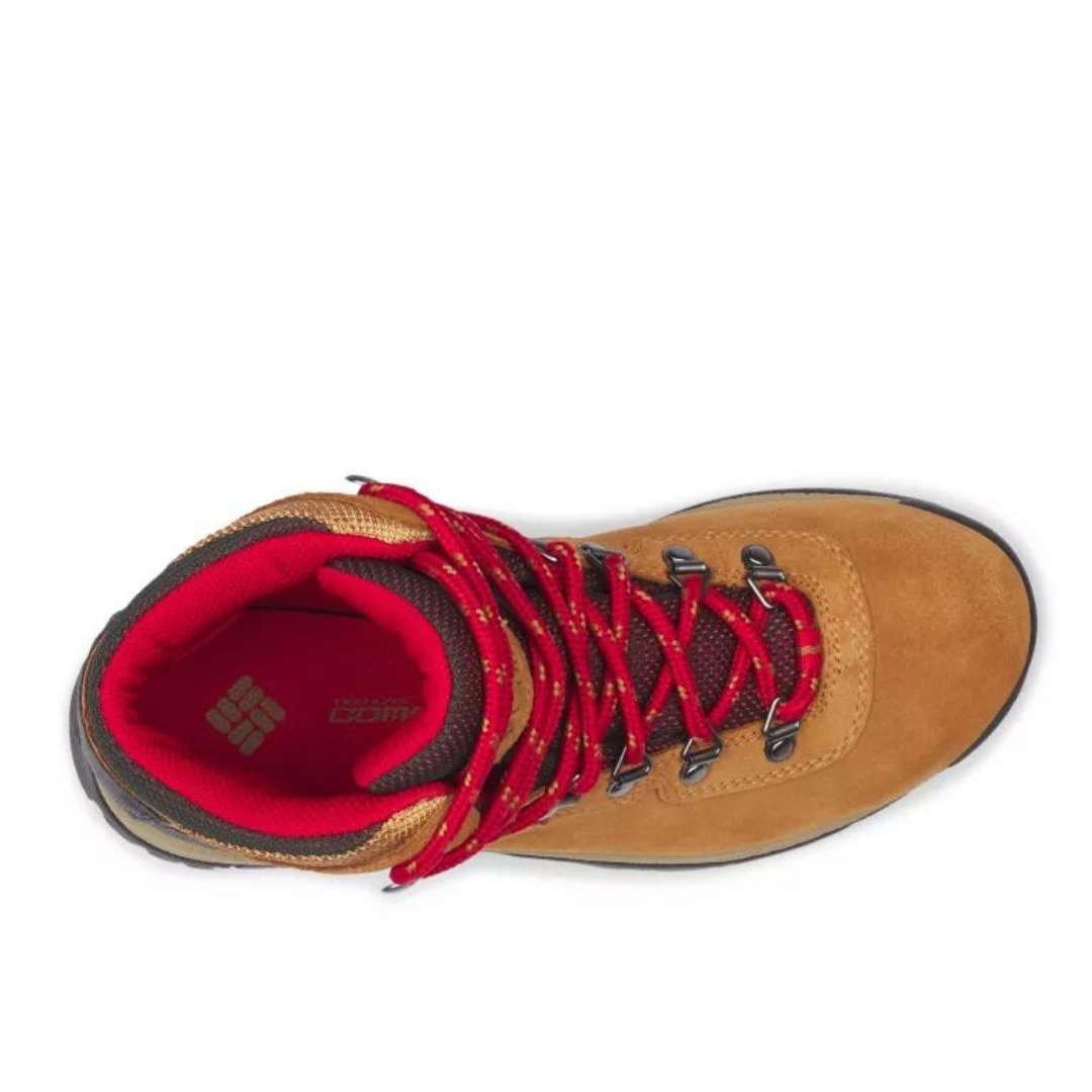 Bottes Randonnée Femme Columbia Newton Ridge - UK 5.5/EU 38.5, Noir/Rouge