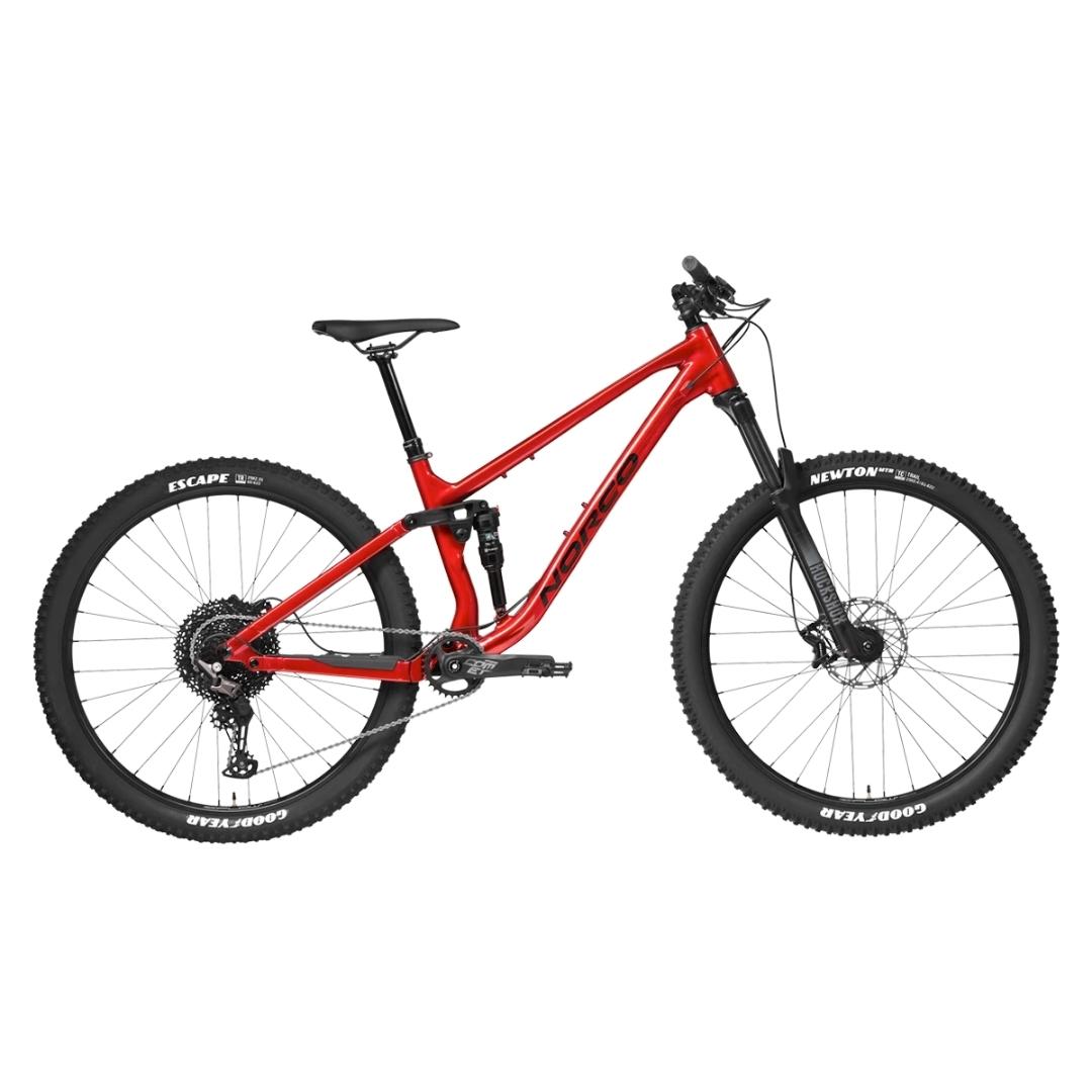 vélo de montange NOrco Fluid FS4 couleur rouge/noir