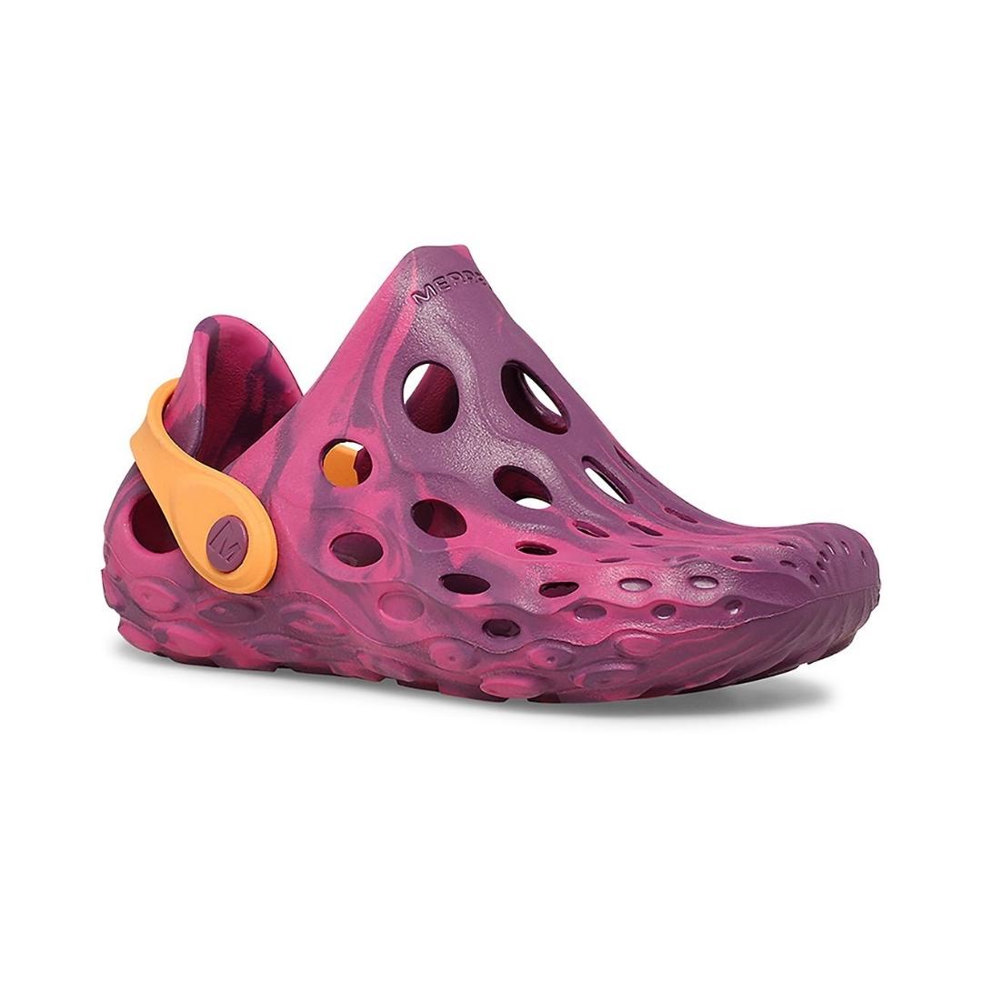 sandale merrell hydromoc pour fille couleur violet sandale droite vue de profil droit