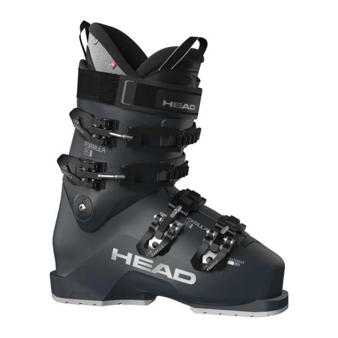 botte de ski alpin head formula 85 w pour femme couleur dark blue vu de profil droit