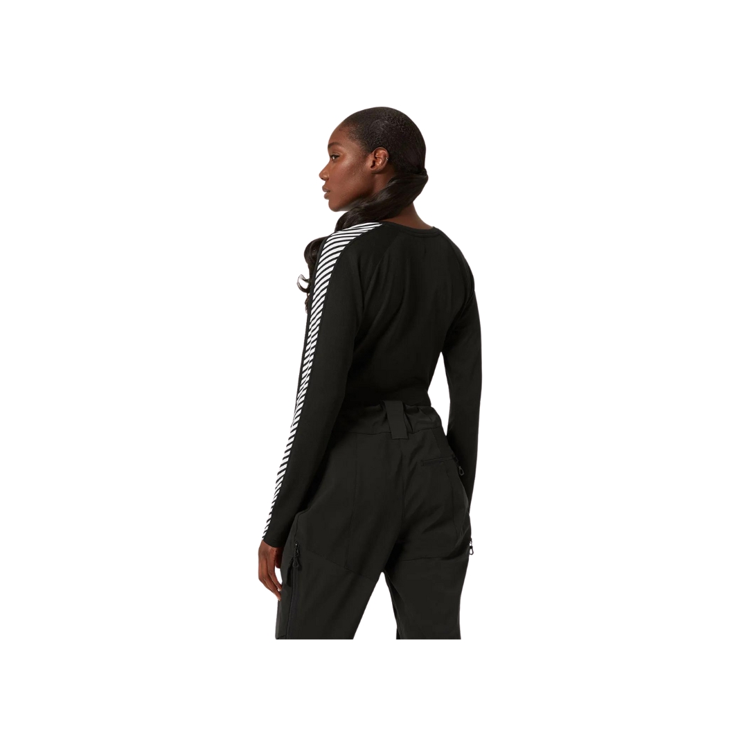 Sous-vêtement Technique Helly Hansen LIFA Active Stripe – Femme – Noir – Taille XL