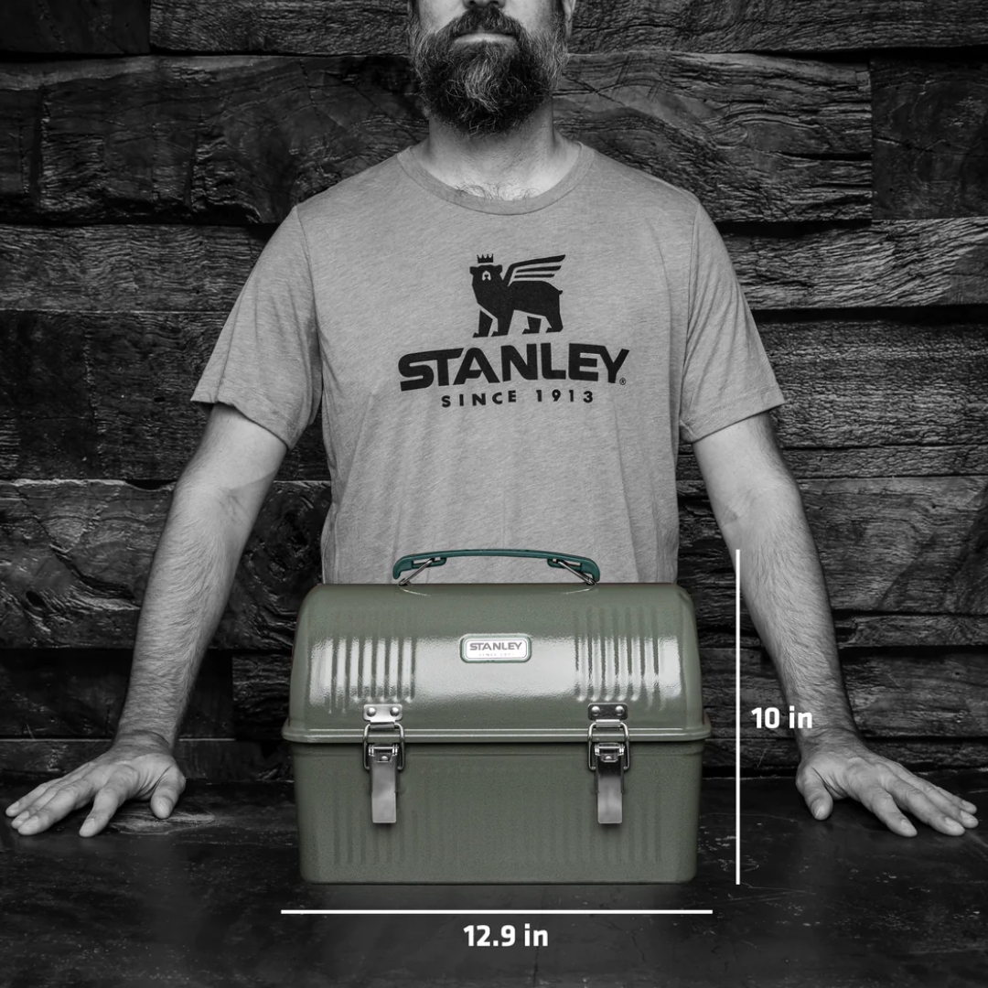Mini Table En Bois Pour Glacière Stanley 10qt (9,5L) - Kit Goutte à Goutte V2 En Bois De Bouleau Et Cuir - NEUF