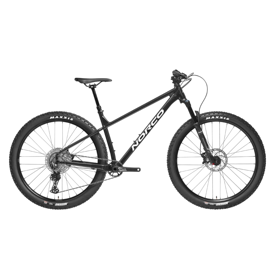 VÉLO DE MONTAGNE NORCO FLUID HT 1 couleur black silver vue du profil du vélo