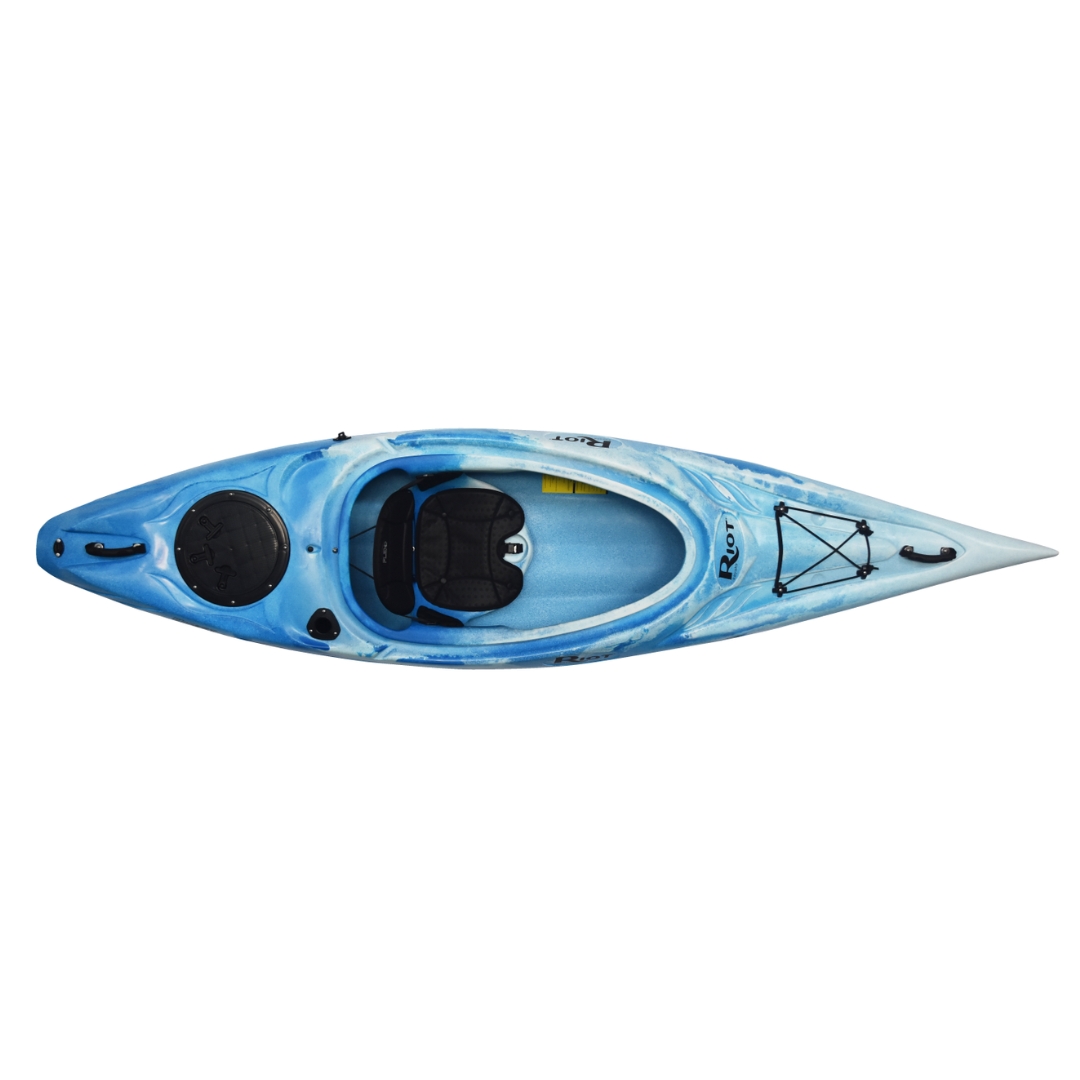 kayak riot quest 10 COULEUR WHITE/BLUE VU DU KAYAK BLEU ET BLANC DU DESSUS