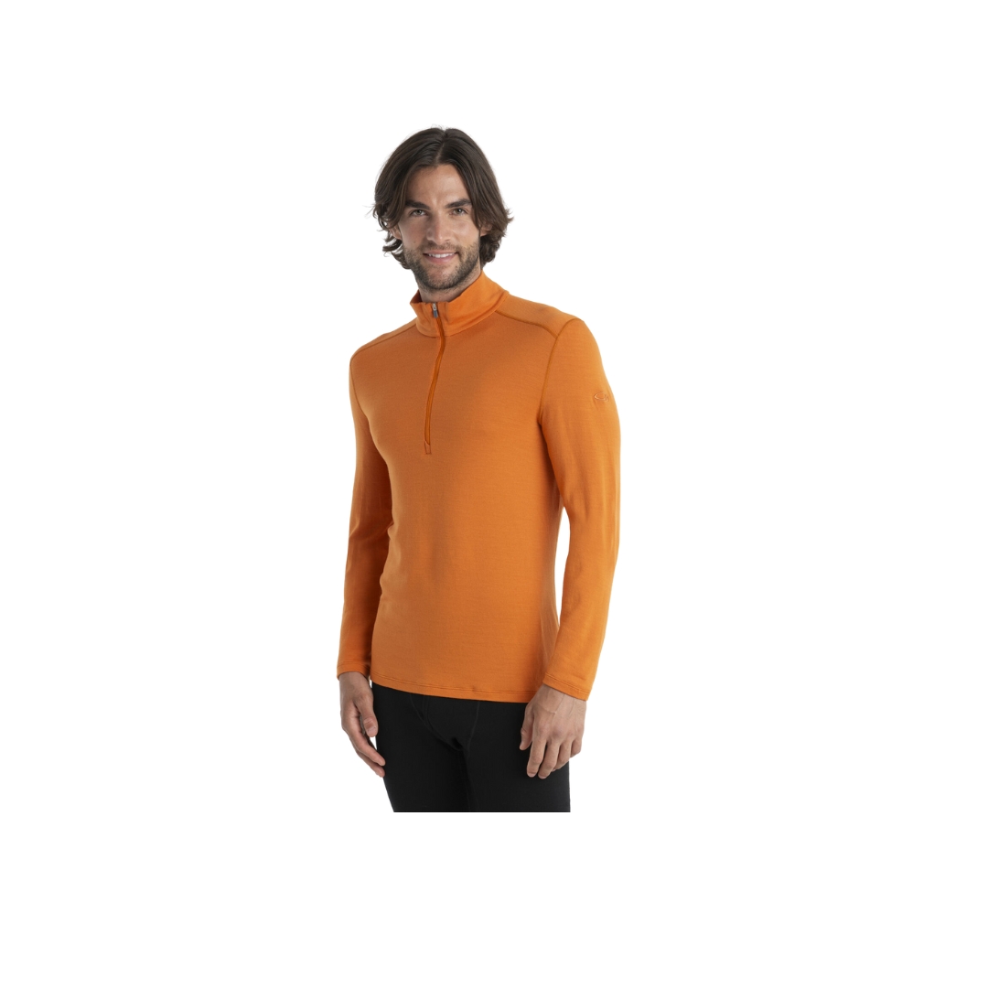 Haut Homme Icebreaker Seeker SS Taille M - Couleur Olive, Occasion En Bon état